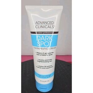 Advanced Clinicals Dark Spot Therapeutic Cream Salon Professional 8oz NEW SEALED